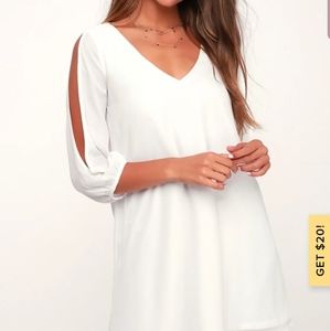 Lulu's white dress